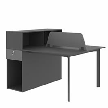 میز کار گروهی پایه فلزی با دیوایدر مدل ODG551-CM نیلپر